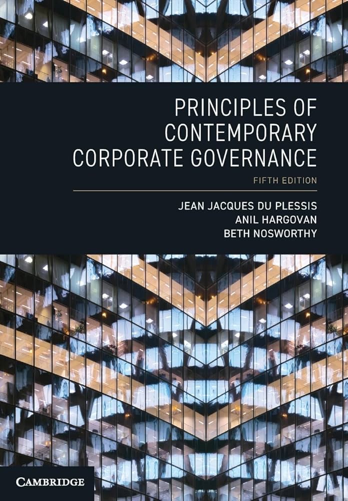 PRINCIPLES OF CONTEMPORARY CORPORATE GOVERNANCE 5TH ED