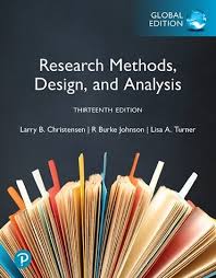 RESEARCH METHODS, DESIGN, AND ANALYSIS 13TH ED